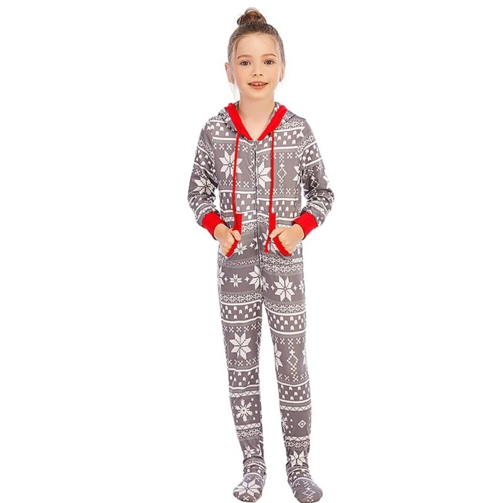 Matching Christmas Pajamas Onesies Footsies Family set - Picture 7 of 10